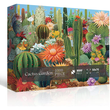 Cactus Blumengartenpuzzle 1000 Stücke